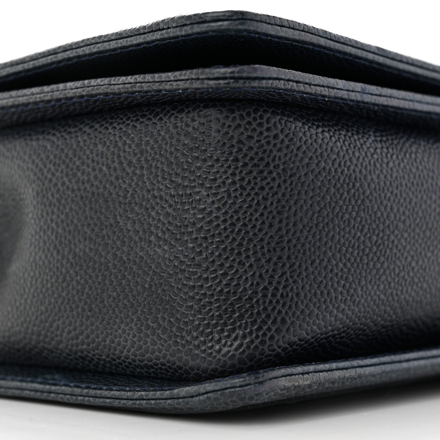 Chanel Caviar Quilted New Medium Boy Flap Navy 9 of 11