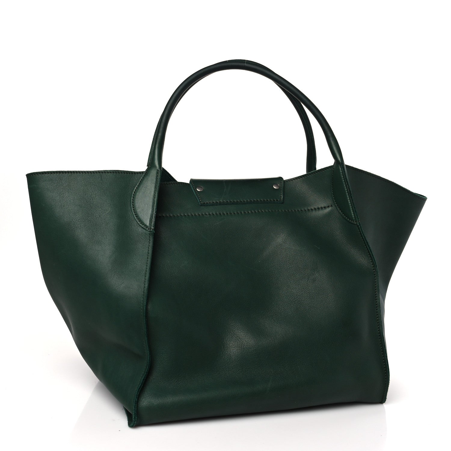 Celine Smooth Calfskin Medium Big Bag Green 3 of 9