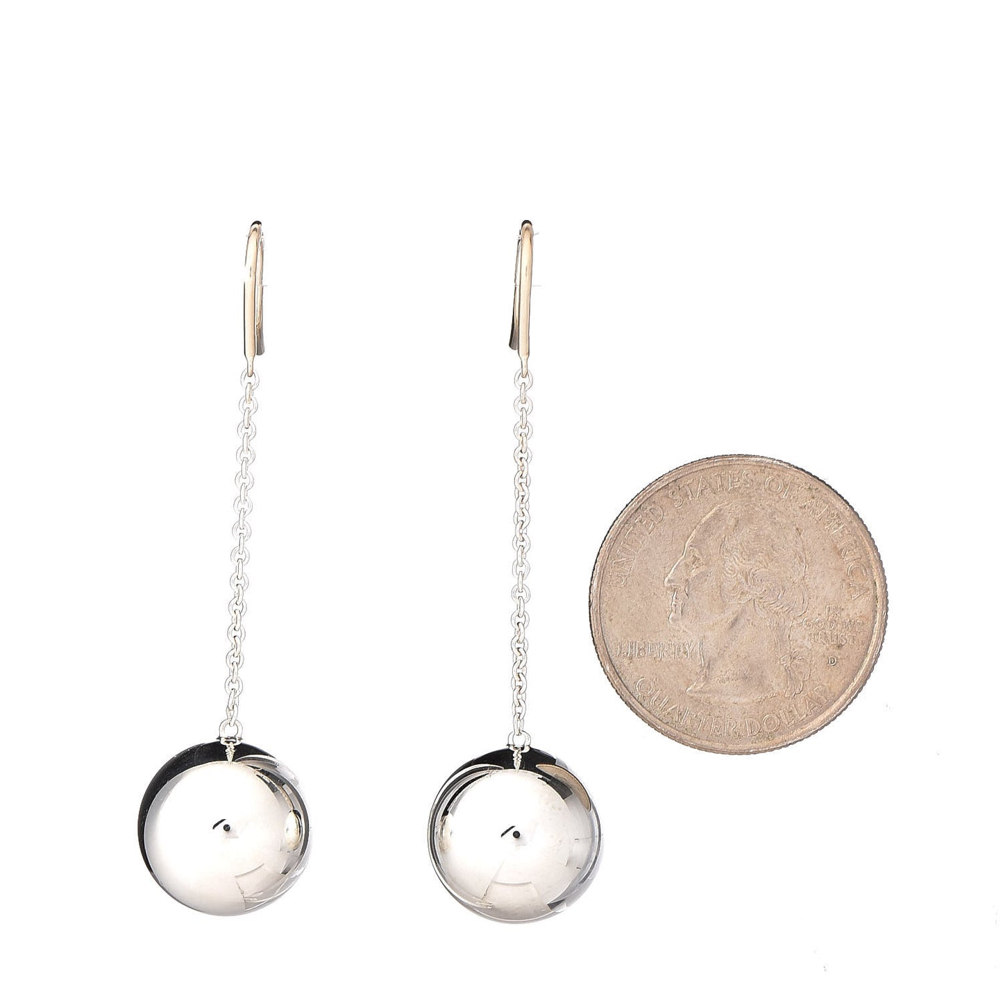 Sterling Silver 14mm HardWear Ball Hook Earrings