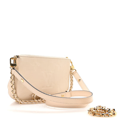 Louis Vuitton Empreinte Monogram Giant Multi Pochette Accessories Cream 3 of 9