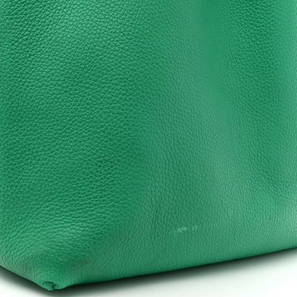 Hermes Taurillon Clemence Double Sens 36 Reversible Tote Menthe Colvert 15 of 20