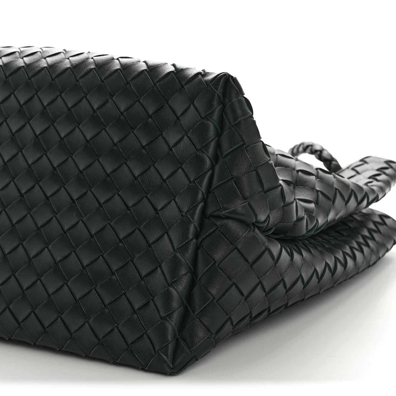 Bottega Veneta Nappa Intrecciato Large Andiamo Shoulder Bag Inkwell 9 of 11