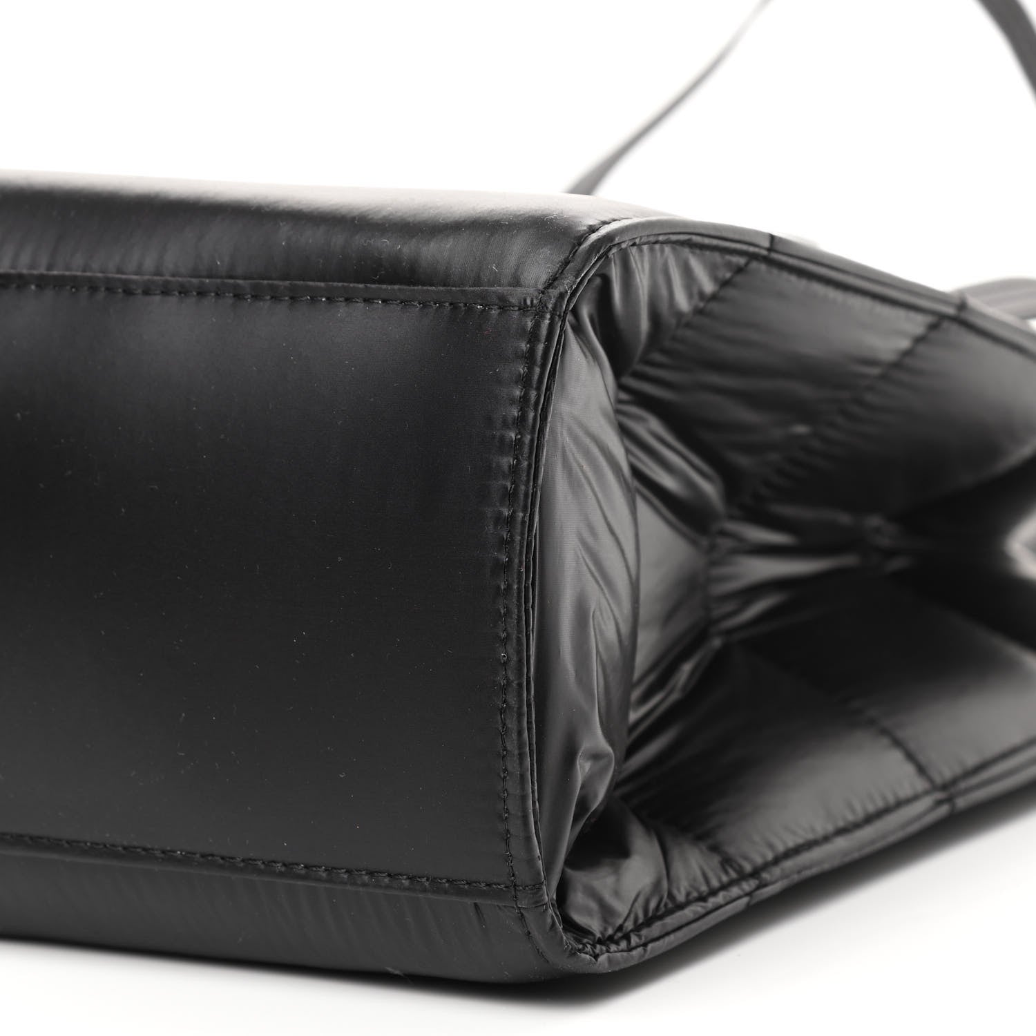 Telfar Nylon Medium Puff Shopping Bag Black 9 of 11