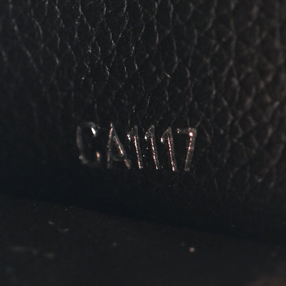 Louis Vuitton Calfskin Lockme II Wallet Black 7 of 11