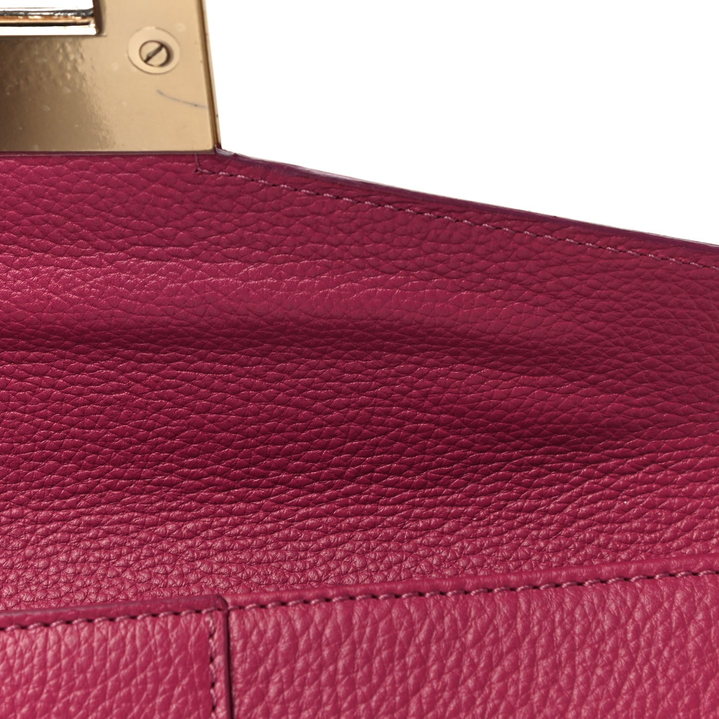 Calfskin Rivera Flap Clutch Pink