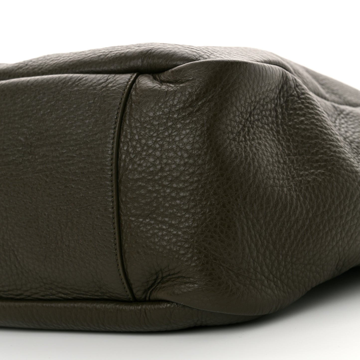 Grained Deerskin Bea Tote Musk