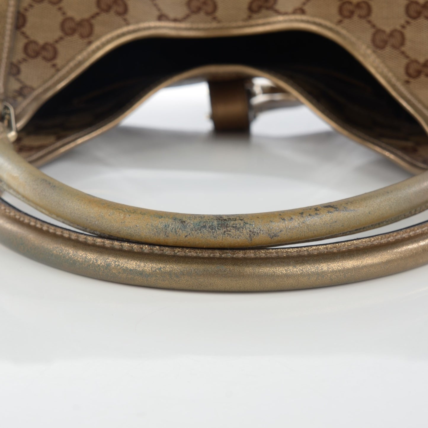 Crystal Monogram Medium Joy Shoulder Bag Bronze