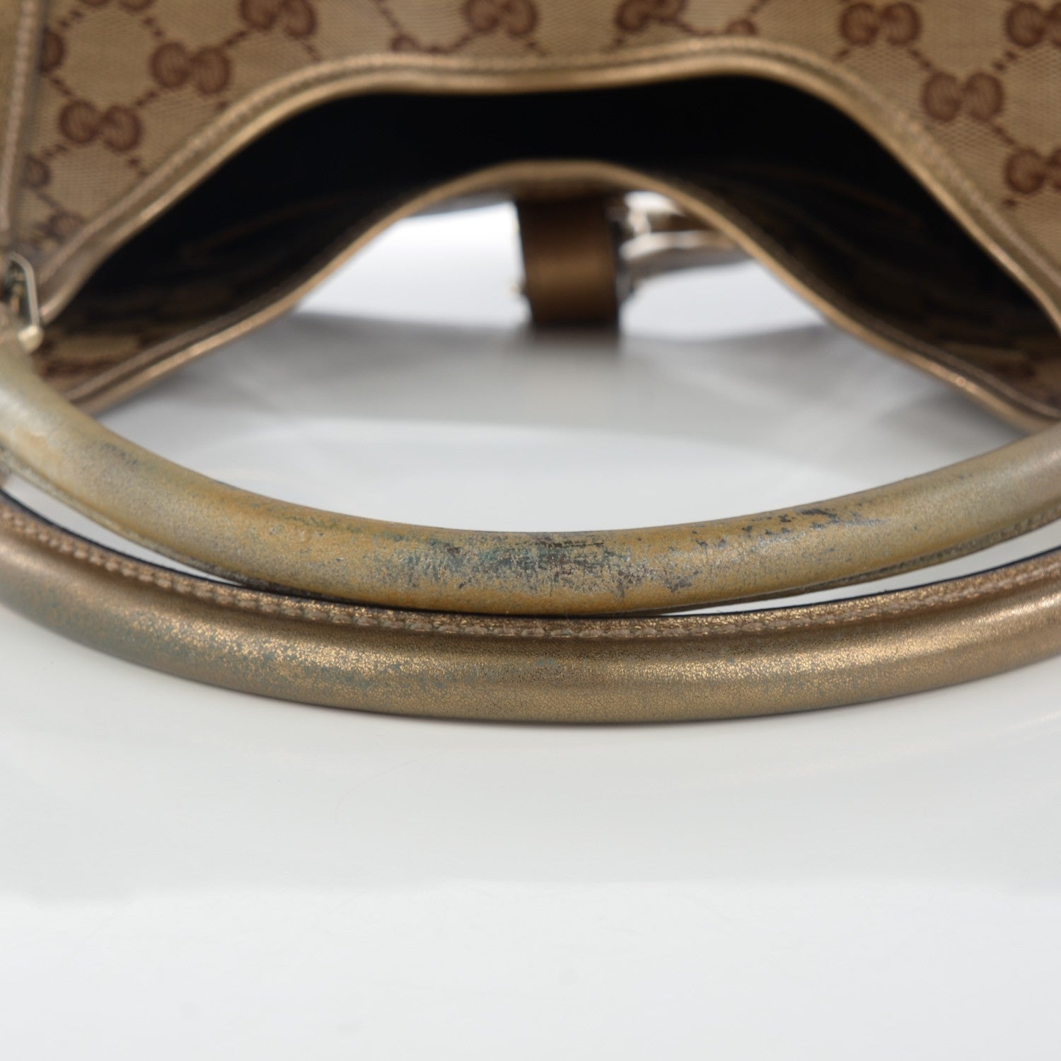 Gucci Crystal Monogram Medium Joy Shoulder Bag Bronze 10 of 10