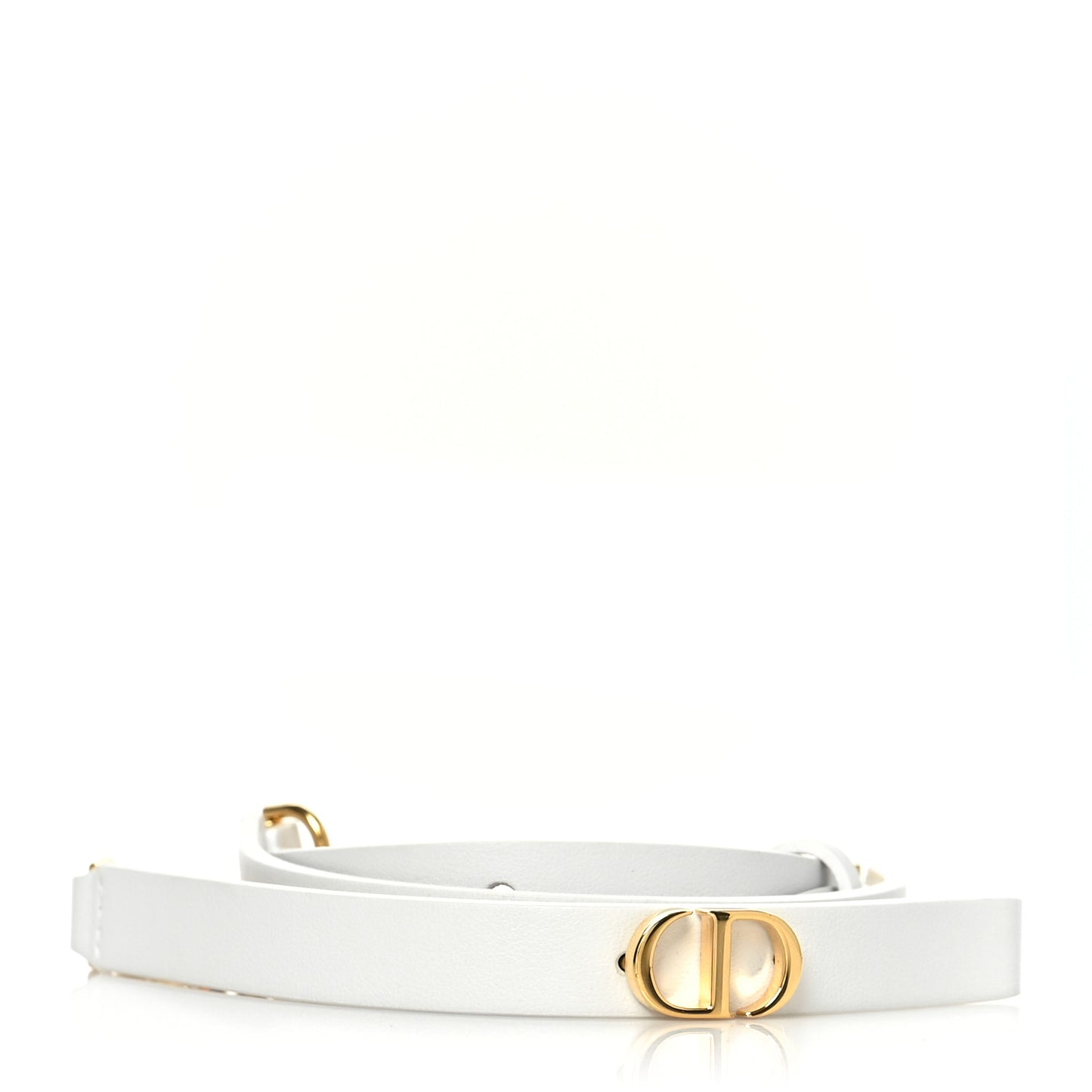 Smooth Calfskin Caro 15mm Belt 75 White