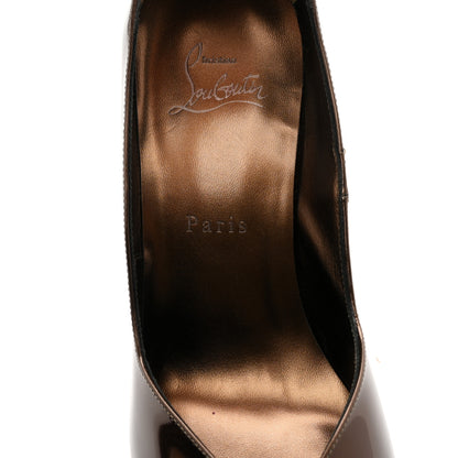 Christian Louboutin Specchio Miss Z Erozee 100 Pumps  39 Bronze 8 of 9