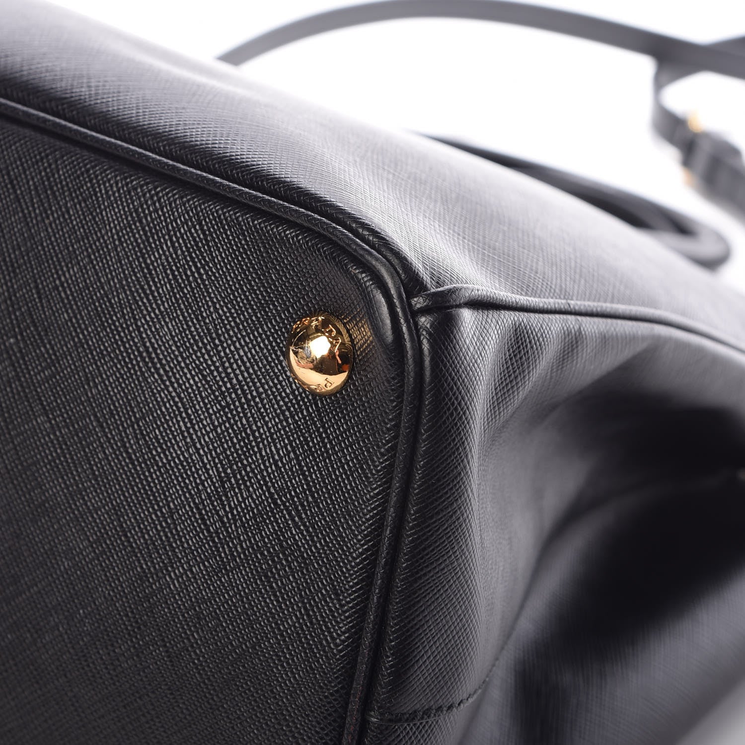 Prada Saffiano Medium Galleria Double Zip Tote Black 11 of 13