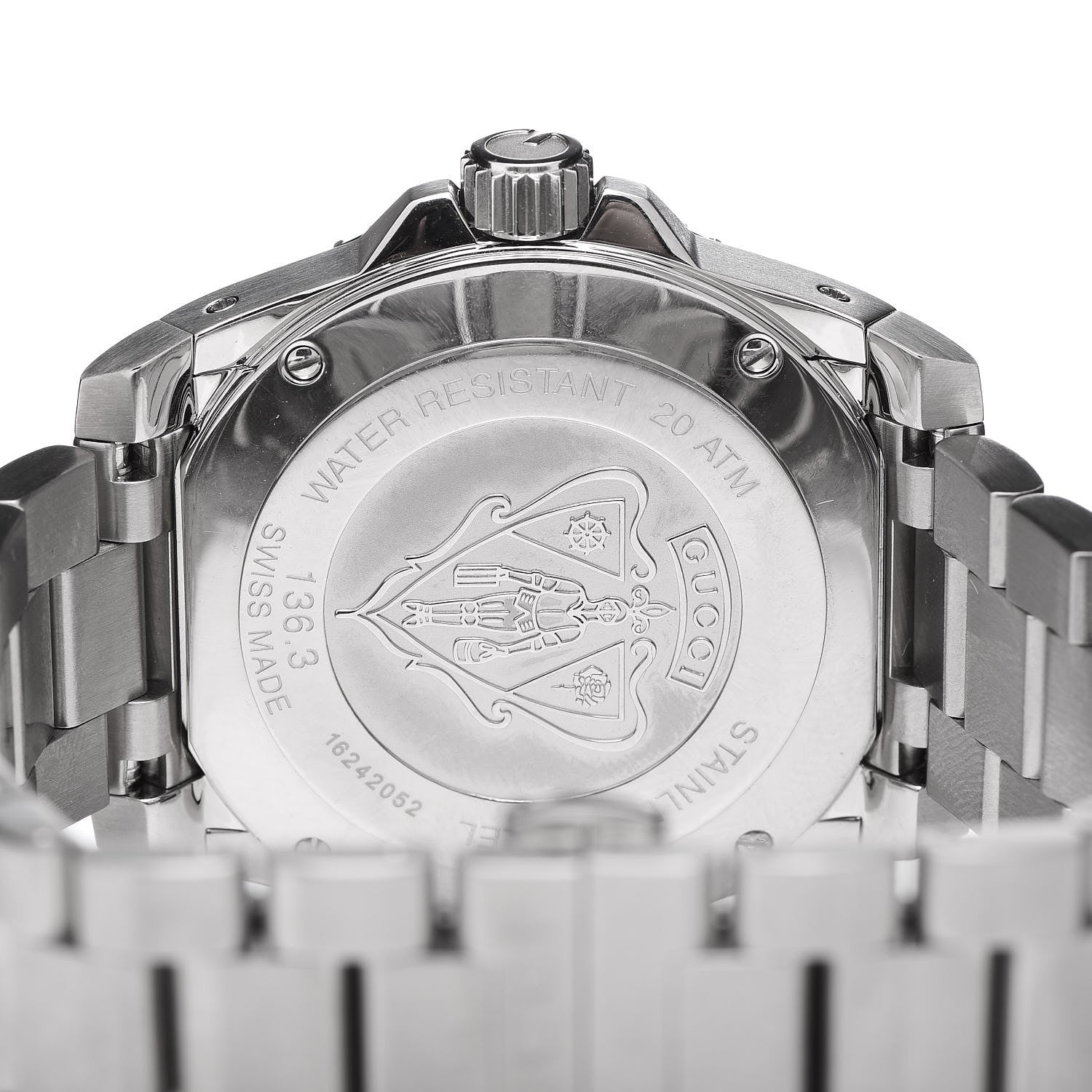 Gucci Stainless Steel 40mm Dive Quartz Watch Black 7 of 8