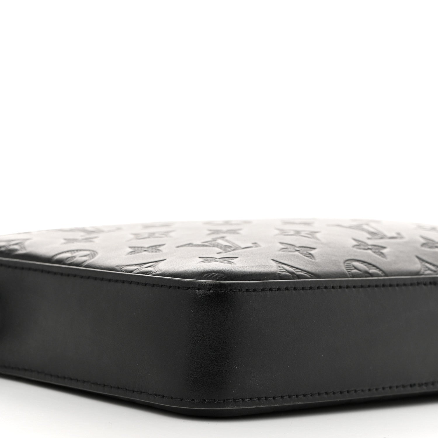 Louis Vuitton Calfskin Monogram Shadow Duo Messenger Black 8 of 9
