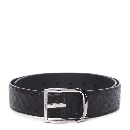 Gucci Soft Microguccissima 40mm Belt 85 34 Black 1 of 6