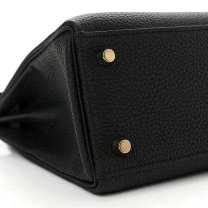 Hermes Togo Kelly Retourne 25 Black 9 of 11