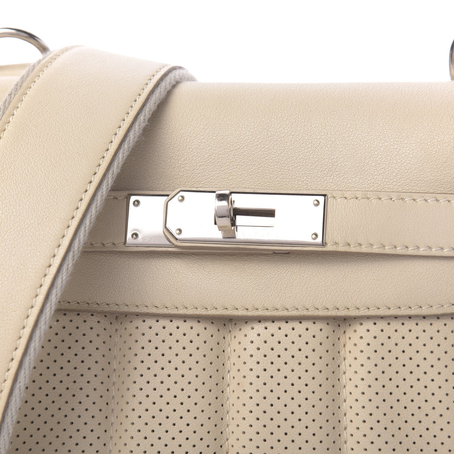 Veau Swift Mini Sac Berline Craie Gris Perle