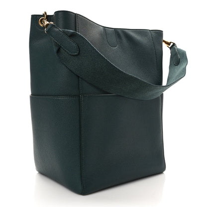 Celine Soft Grained Calfskin Sangle Bucket Bag Amazone 3 of 10