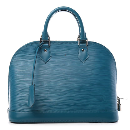 Louis Vuitton Epi Alma PM Cyan 1 of 8