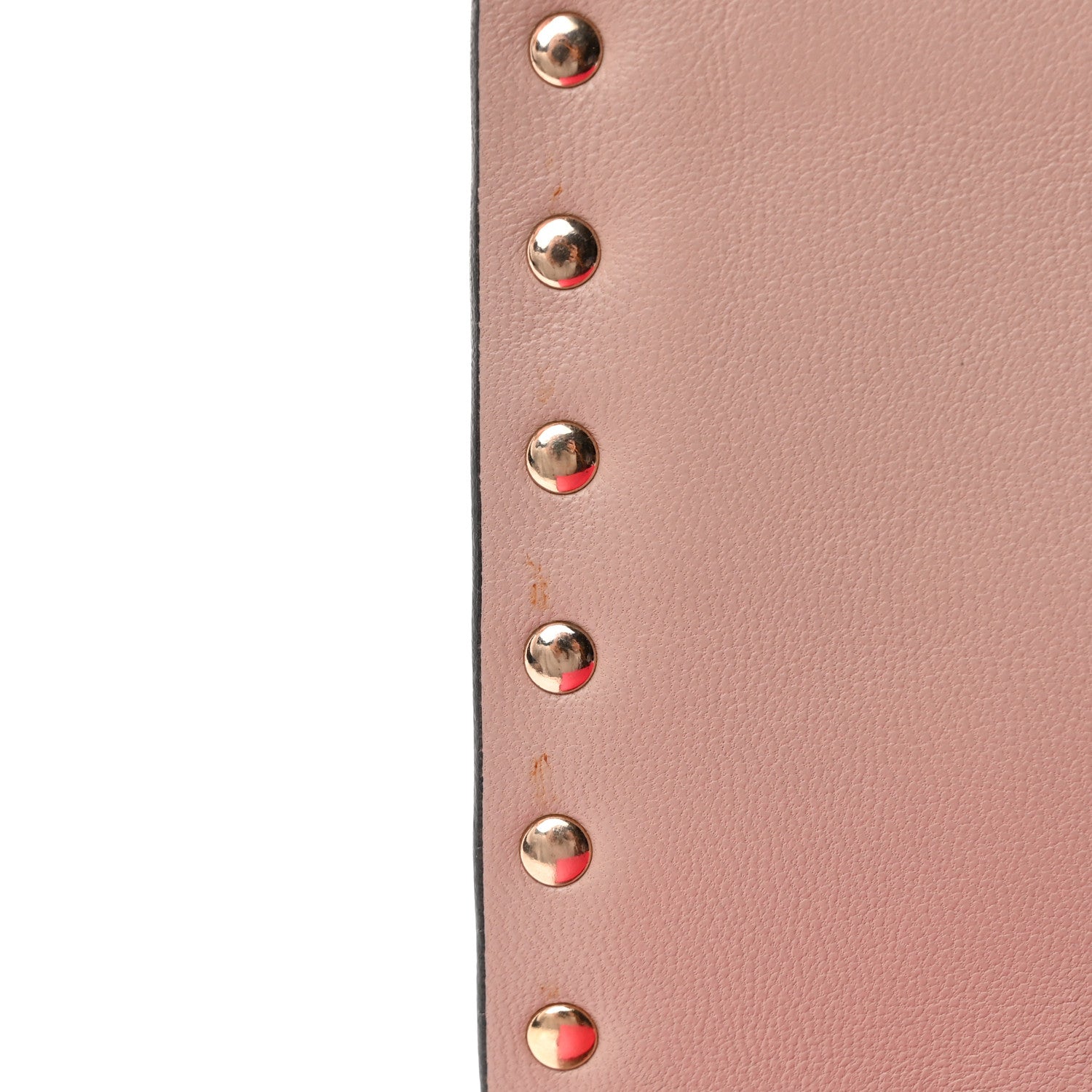 Valentino Garavani Nappa Rockstud Wristlet Clutch Fuxia Fluo 15 of 19
