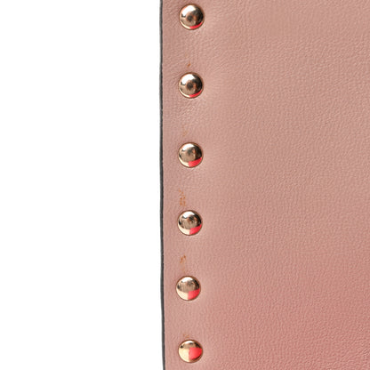 Valentino Garavani Nappa Rockstud Wristlet Clutch Fuxia Fluo 15 of 19