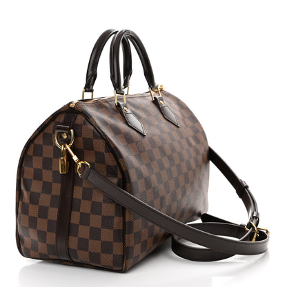 Louis Vuitton Damier Ebene Speedy Bandouliere 30 3 of 15