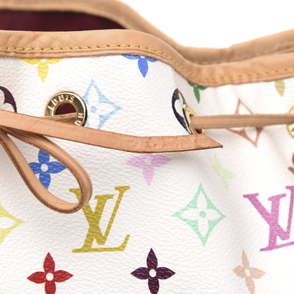 Louis Vuitton Monogram Multicolor Petit Noe White 9 of 15