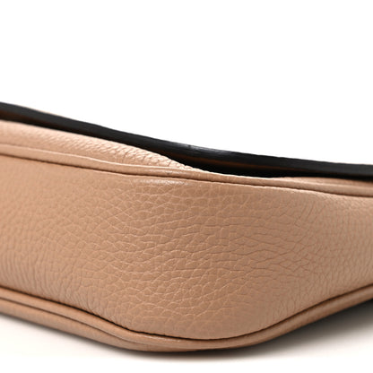 Gucci Pebbled Calfskin Medium Soho Flap Crossbody Camelia 10 of 10