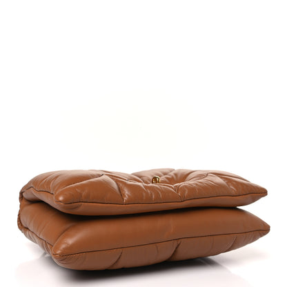 Mulberry Nappa Pillow Quilted Little Softie Bag Tobacco Brown 4 of 8