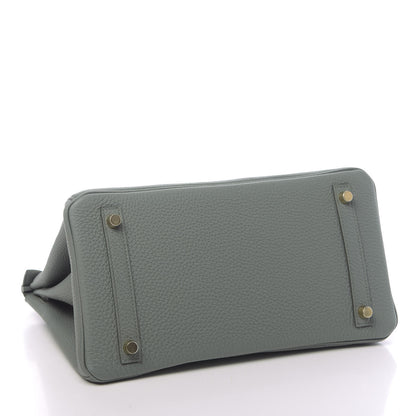 Hermes Togo Birkin 30 Vert Amande 4 of 11