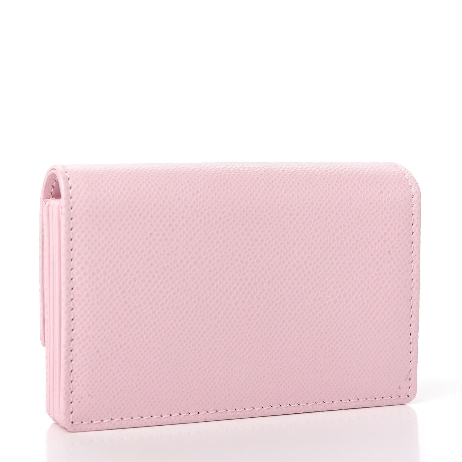 Christian Dior Grained Calfskin Turn Me Envelope Gusseted Card Holder Tea Rose 3 of 7