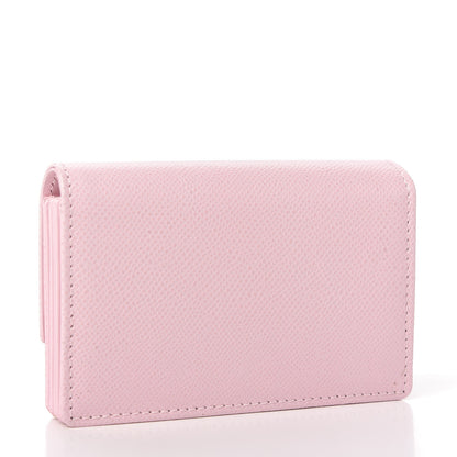 Christian Dior Grained Calfskin Turn Me Envelope Gusseted Card Holder Tea Rose 3 of 7