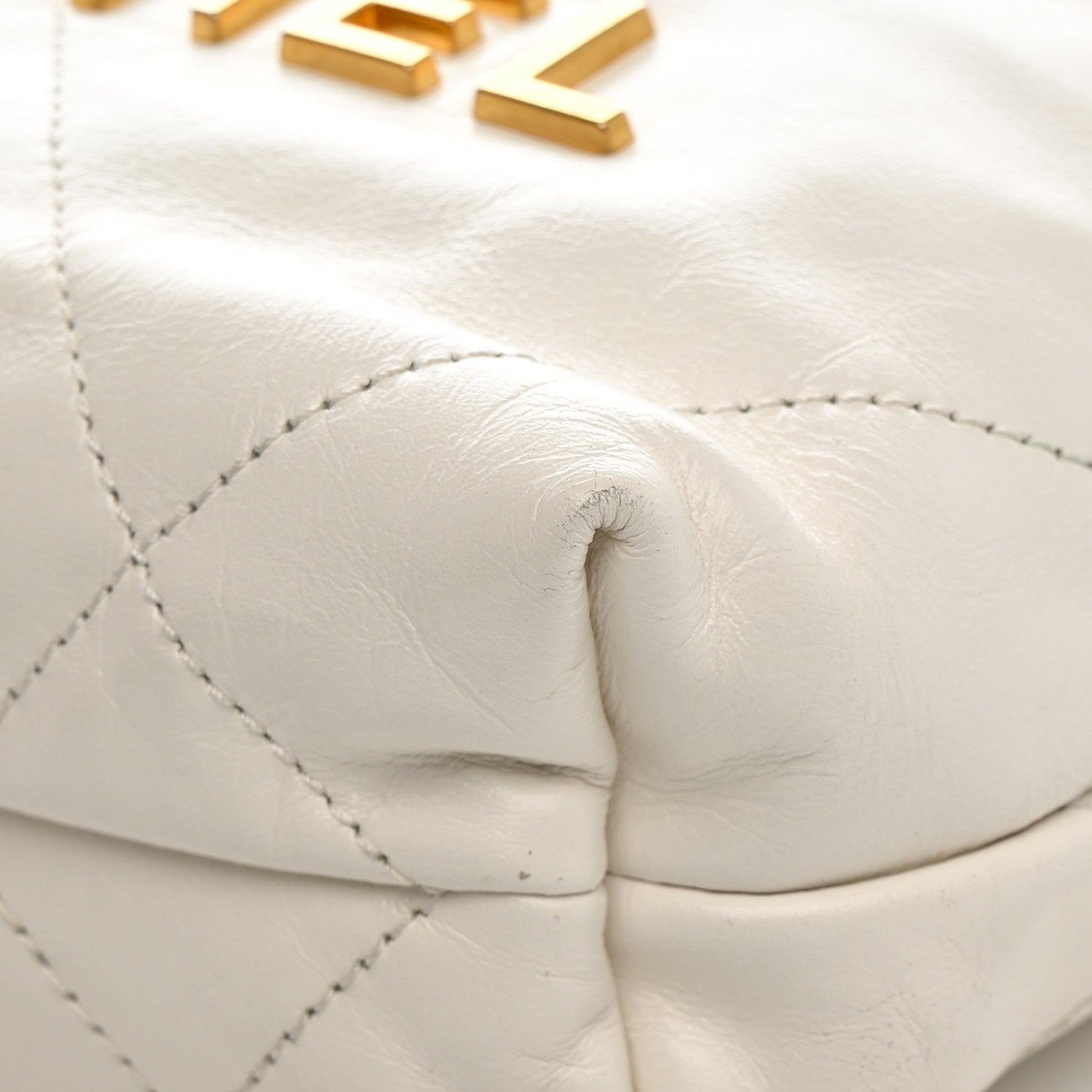 Chanel Shiny Calfskin Quilted Mini Chanel 22 White 12 of 15