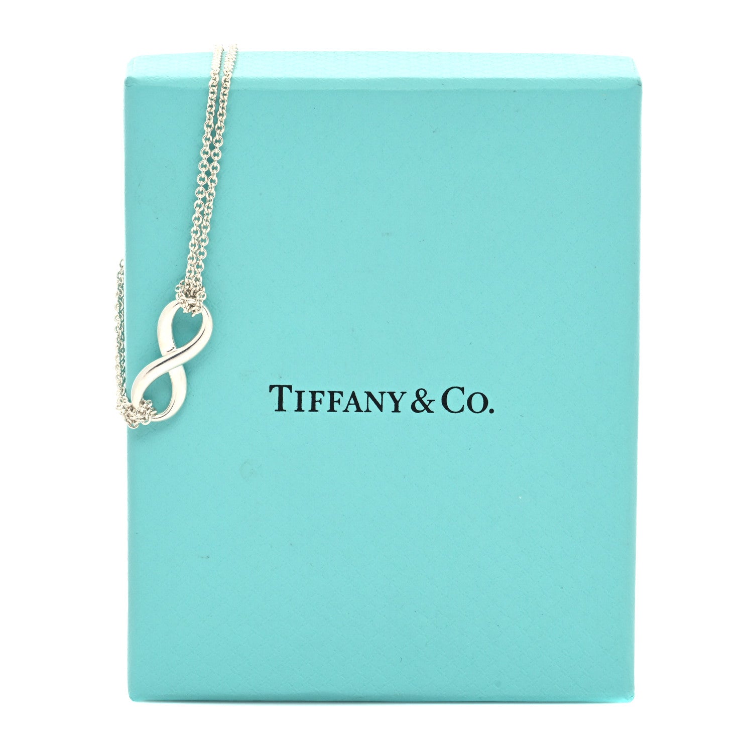 Tiffany Sterling Silver Infinity Double Chain Bracelet 5 of 5