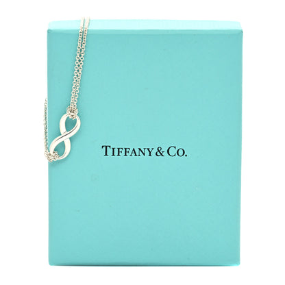 Tiffany Sterling Silver Infinity Double Chain Bracelet 5 of 5
