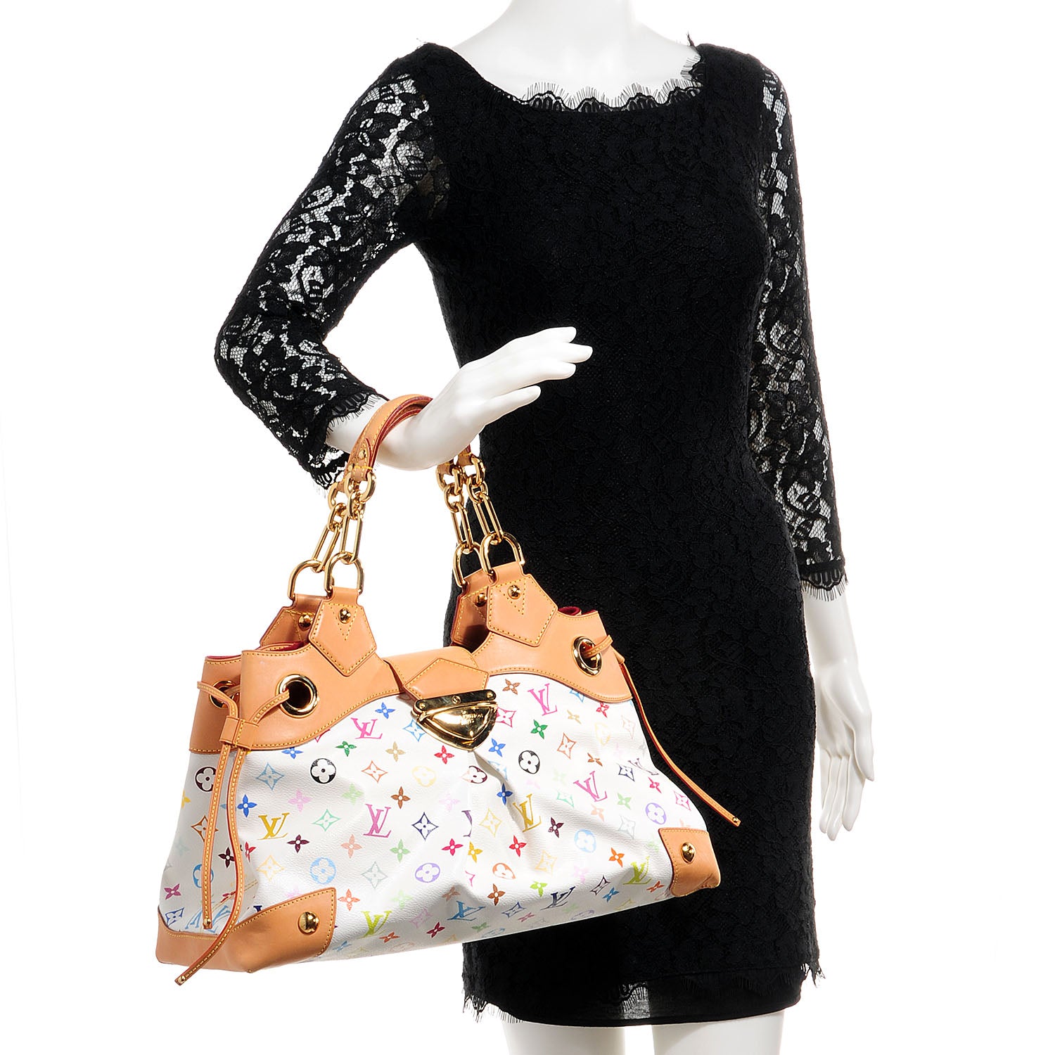 Louis Vuitton Monogram Multicolor Ursula White 2 of 7