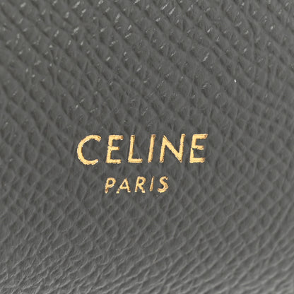 Celine Grained Calfskin Nano Belt Bag Grey 7 of 9