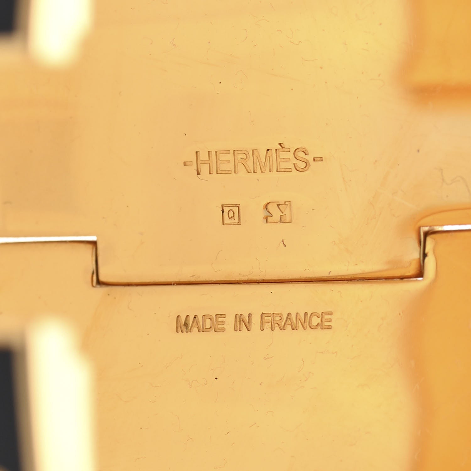 Hermes Enamel Extra Wide Clic Clac H Bracelet GM Black 4 of 5