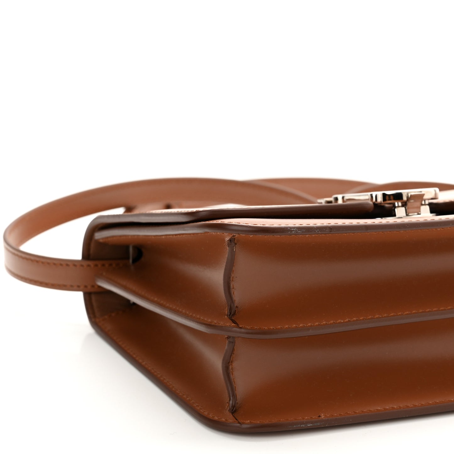 Calfskin Small TB Bag Malt Brown