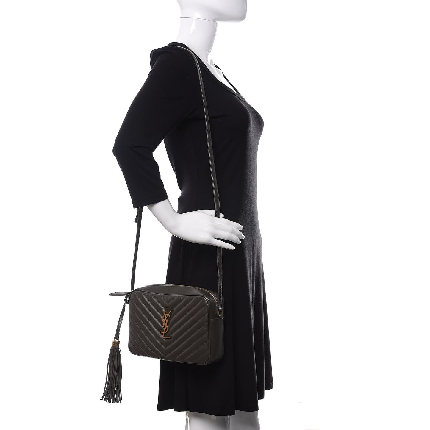 Calfskin Matelasse Monogram Lou Camera Bag Sea Pebble