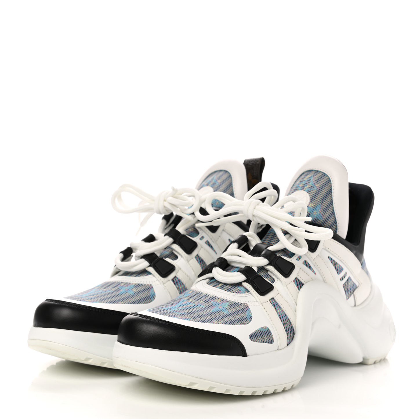 Calfskin Pop LV Archlight Sneakers 41 Blue