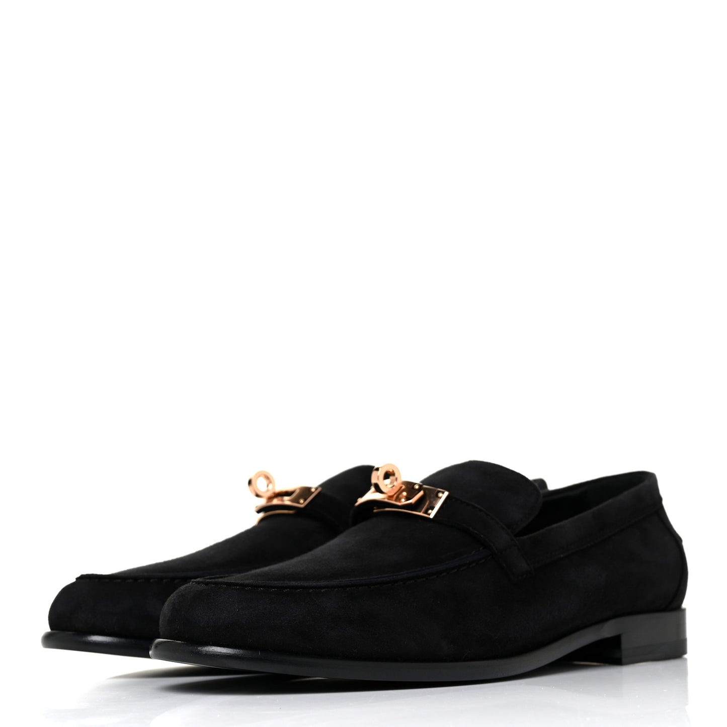 Suede Goatskin Womens Destin Loafer 37 Black