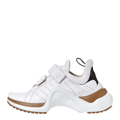 Louis Vuitton Calfskin Monogram Velcro LV Archlight Sneakers 41 White 1 of 19