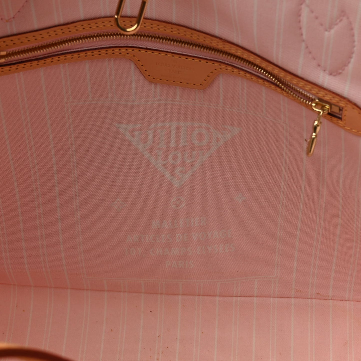 Monogram Giant By The Pool Neverfull MM Light Pink