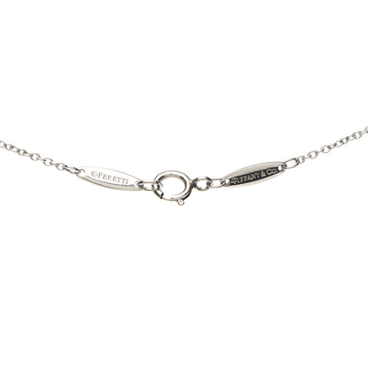 Tiffany Platinum Diamond .14ct Elsa Peretti Diamonds by the Yard Pendant Necklace 4 of 5