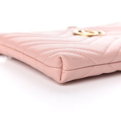 Gucci Calfskin Matelasse Mini GG Marmont Chain Bag Perfect Pink 10 of 19