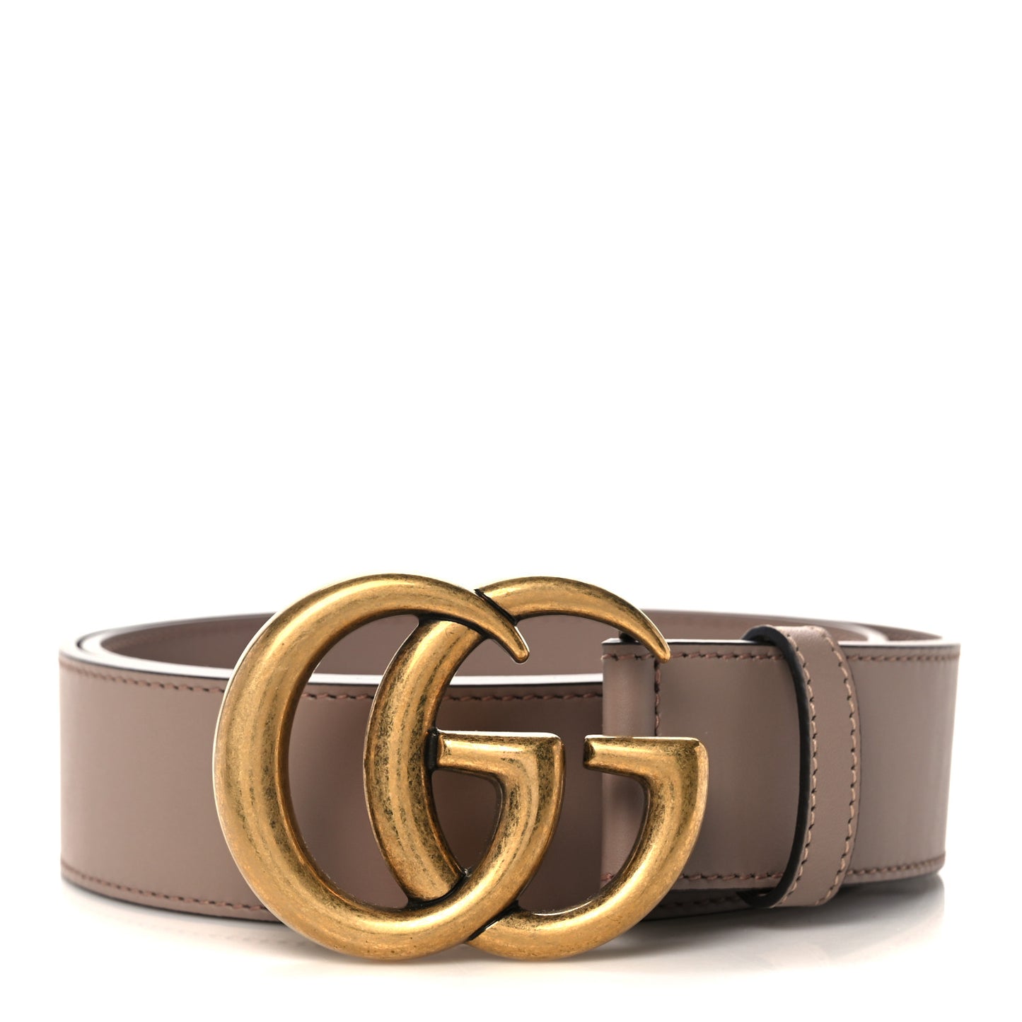 Calfskin Double G 40mm Belt 85 34 Porcelain Rose