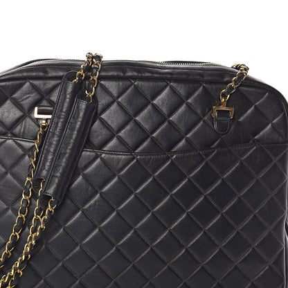 Chanel Lambskin Quilted Shoulder Bag Black 8 of 11