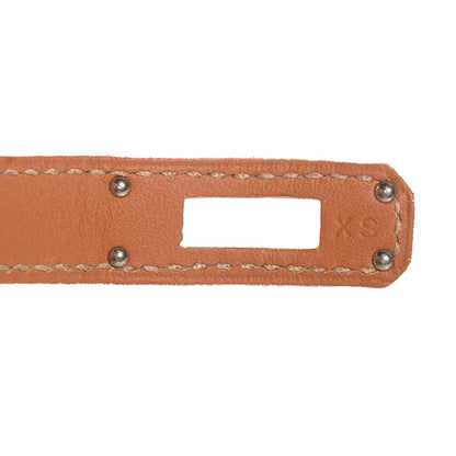 Hermes Epsom Kelly Double Tour Bracelet White XS 6 of 9