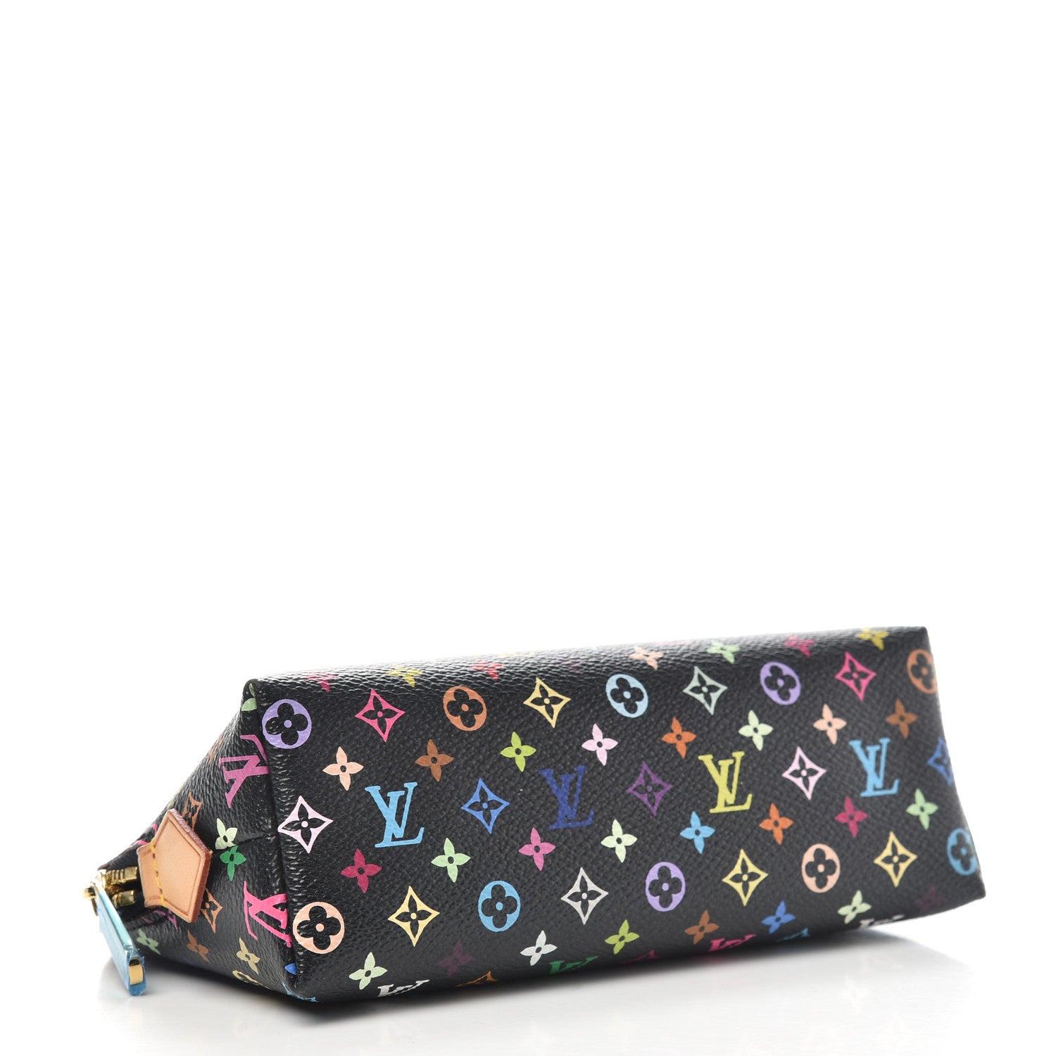 Louis Vuitton Monogram Multicolor Cosmetic Pouch Black Grenade 4 of 6