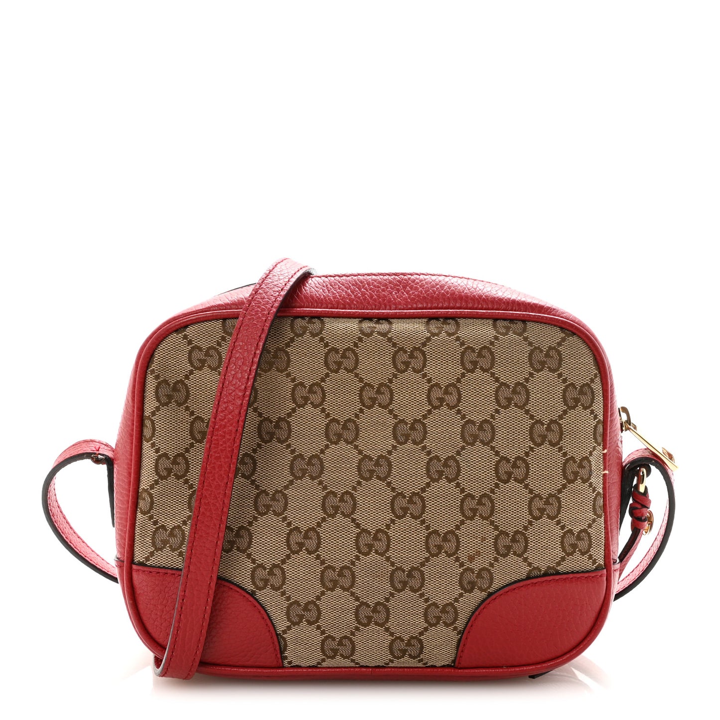 Monogram Mini Bree Messenger Bag Red